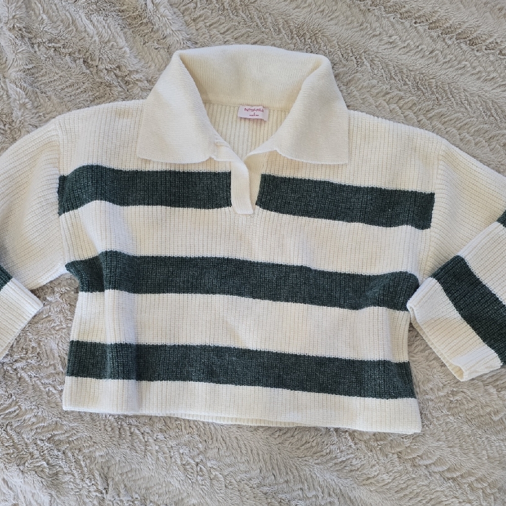 Butter Melon Knit Sweater